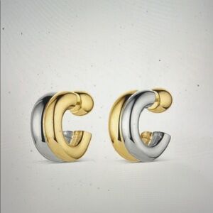 Gorjana Lou Mixed Stacked Huggies